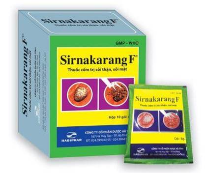 Sirnakarang F thuốc cốm điều trị sỏi thận được đánh giá cao hiện nay
